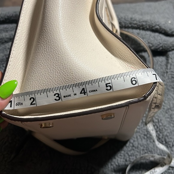 Cream color Michael Kors purse. Used a handful of times. - Picture 7 of 7
